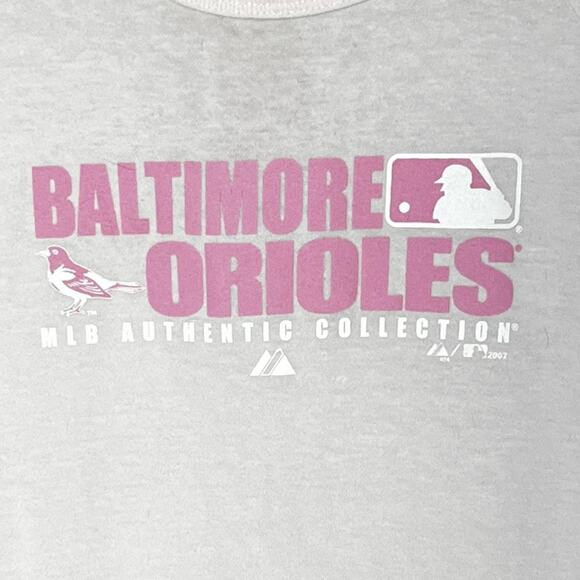 MLB Authentic Baltimore Orioles Pink Pride t-shirt size XL NWT - Picture 2 of 6